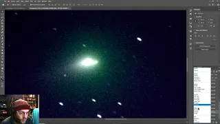 Comet processing using only Photoshop and 1 plugin. Starring C/2019 Y4(ATLAS)