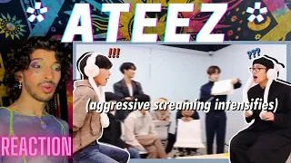 ATEEZ scream in silence game but make it chaotic | ATEEZ CHAOTIC MOMENTS | REACTION