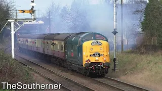 The Deltic Roar | Great Central Railway - 'Deltic Scotsman Farewell' 40th Anniversary 02/01/2022