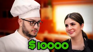 تحديت صبا بالطبخ لاول مرة 🍳 الجائزة $10000