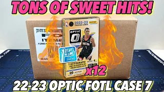 SICK HITS GALORE! 😮🔥 2022-23 Panini Donruss Optic Basketball FOTL 12-Box FULL CASE Break #7