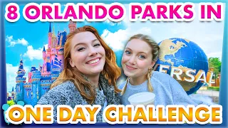 ALL 8 Disney and Universal Parks in ONE DAY -- Orlando Ride Challenge