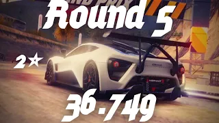 2⭐ - 36.749 | Zenvo TSR-S Grand Prix - Round 5 [ Time Travel ] - Asphalt 9