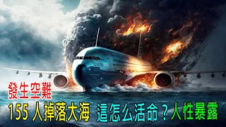 發生空難，155人掉落大海，這怎么活命？人性暴露，是英雄還是罪人，真實事件！