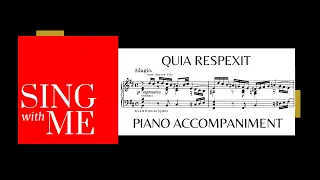 Quia respexit - Accompaniment - Magnificat BWV 243 - Bach