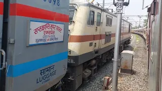 12557 Sapt Kranti and 12212 Garib Rath waiting and 15549 JYG Patna Intercity Departing Muzaffarpur