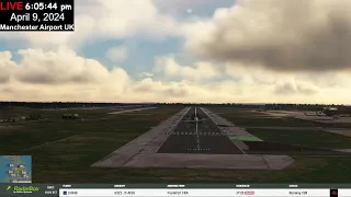 Manchester Airport - EGCC - A Virtually Live Experience - ADSB Injected Traffic Into MSFS2020