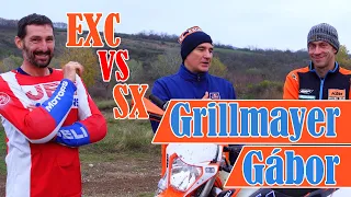 Jeli Motors: Grillmayer Gábor EXC vs SX teszt❗