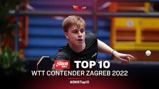 Top 10 Table Tennis points from WTT Contender Zagreb 2022 | Presented by DHS