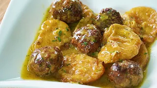 ALBÓNDIGAS CON PATATAS A LA IMPORTANCIA. ECÓNOMICO Y DELICIOSO