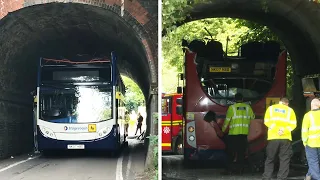 Winchester school bus crashes leaving three children in hospital with 'serious injuries'
