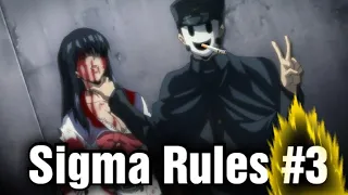 Sigma Rule But It's Anime #3 | Sigma Rule Anime Edition | Sigma Male Memes