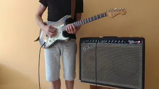 My first blackface 1965 Fender Twin Reverb after 40 years of playing -a perfect match with a Strat