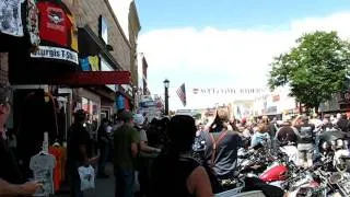 B-1 Bomber Does a Fast Flyover Sturgis