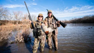 Shot A Very Special Banded Mallard On An Icy Hole Duck Hunt