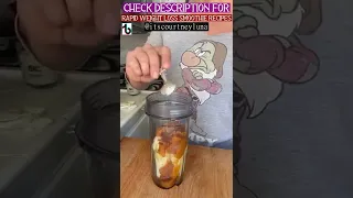 1 Smoothie Detox Weight Loss | Tiktok Smoothie Recipes #shorts