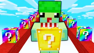 NOOB vs PRO: Lucky Block RACE Challenge in Minecraft!