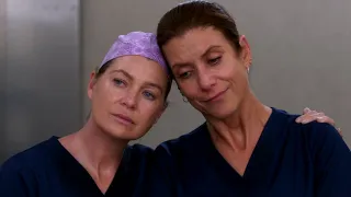 Meredith e Addison falam sobre Derek no elevador | 18 temporada DUBLADO PTBR