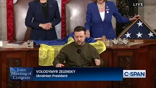 "Slava Ukraine" - Ukraine presidents to Congress "Glory to Ukraine" Poroshenko 2014  Zelensky 2022