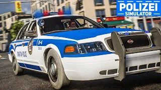 POLIZEI SIMULATOR #3: Im Polizeiauto auf Streife: Überfall! | Police Simulator: Patrol Officers