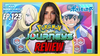 Pokemon Journeys Ep 123: Ash Vs Cynthia Review