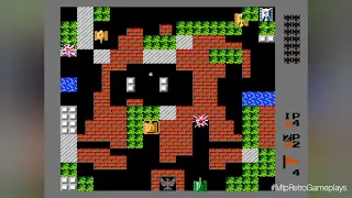 #MtpRetroGameplays Tank 1990 (Battle City) NES/Famicom/Pegasus Gameplay 2 Player Mode