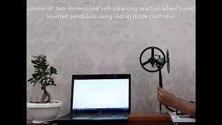 Two-dimensional Self-balancing  Reaction Wheel Inverted Pendulum