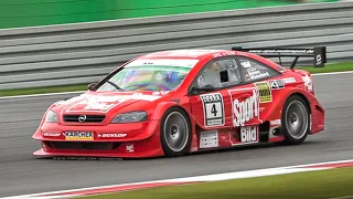 Opel Astra V8 Coupé DTM: Sound & Accelerations Racing at the Nürburgring!