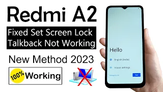Redmi A2 2023 :-  FRP Bypass (No Talkback/App Not Opening) New Method Without PC