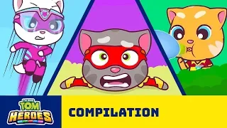 Talking Tom Heroes - The Adventure Begins (Cartoon Compilation)