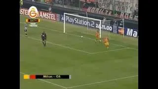 Hasan Şaş - Milan 2 - 2 Galatasaray.. (-2.GOL-) 21.11.2000