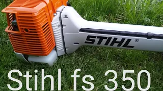 stihl fs 350.плохо набирает обороты..душится.