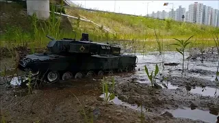 RC TANK 1/16 Heng Long 3889-1 Leopard 2A6 Metal Track Mud