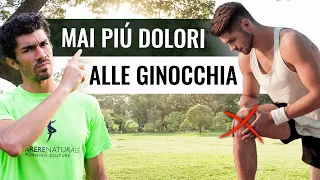 Dolori ALLE GINOCCHIA nella corsa: CONSIGLI ed ESERCIZI per eliminarli