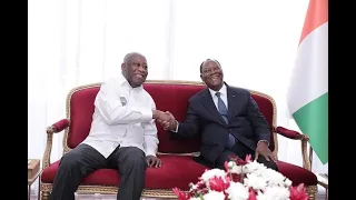 Presidence : Le Président Alassane Ouattara et l'ex-président Laurent Gbagbo se sont rencontrés