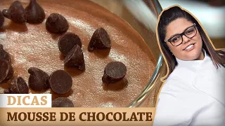 MOUSSE DE CHOCOLATE com Dayse | DICAS MASTERCHEF