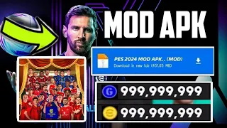 eFootball PES 2024 MOD APK v8.2.0 Gameplay | PES 2024 MOD MENU APK (Unlimited GP & Coins)