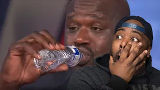 Shaq using normal sized things and being a giant