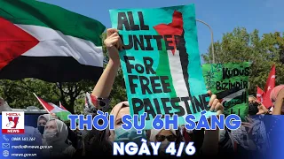 Thời sự 6h sáng 4/6. Biểu tình phản đối xung đột Gaza gây gián đoạn COP29 - VNews