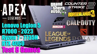 Lenovo Legion 5 2023 (Ryzen 7 - 7735H + RTX 4060) "VỊ VUA" quay trở lại! Test in 8 Games | LAPTOP AZ