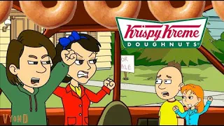 Caillou Goes to Krispy Kreme for the First Time