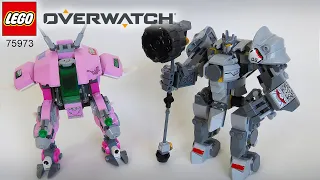 LEGO OVERWATCH - D.Va & Reinhardt (Set 75973 Speed Build Instructions)