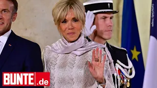 Brigitte Macron – Strahlende Eleganz: Sie verzaubert im schimmernden Outfit