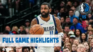 Kyrie Irving (48 points) Highlights vs. Houston Rockets | 4/7/24