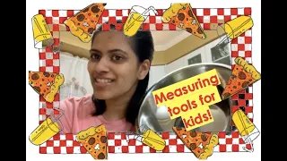 MEASURING TOOLS FOR KIDS!! (Pizza study)