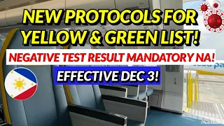 JUST IN! NEW PROTOCOLS FOR ALL COUNTRIES! TEST BEFORE TRAVEL NOW MANDATORY START DEC 3! IATF IS MAD!