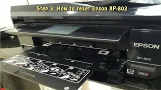 Reset Epson XP 802 Waste Ink Pad Counter