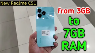 Upgrade RAM for smoother system experience Realme C51 RAM expasnion Tutorial