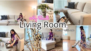 LIVING ROOM DECORATE WITH ME | SUMMER RESET 2024 🛋🪞🌞 (HERNEST FURNITURE)