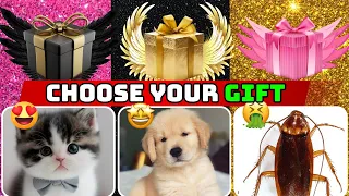 Choose Your Gift 🎁😍🎀🖤👑 2 Good & 1 Bad #3giftbox #pickonekickone #wouldyourather